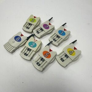 Set of Rokenbok Remote Control Vehicle Keys 1-8 Chips Construction Lot
